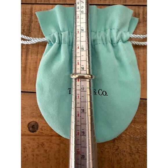 TIFFANY & CO ELSA PERETTI RARE Curvy Wave Abstract 925 STERLING Ring Sz 6 - Picture 7 of 7